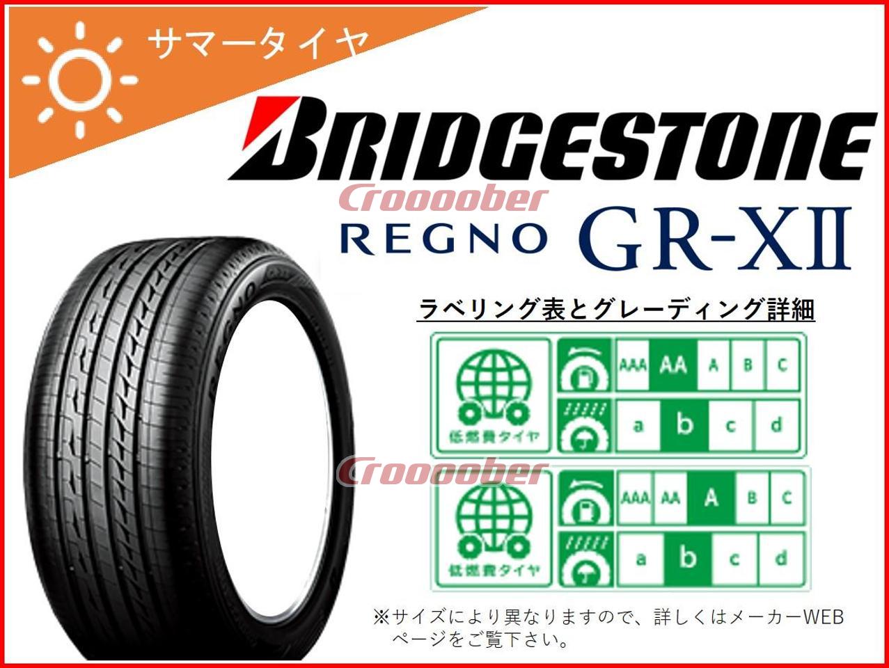 Bridgestone Regno GR-XII 225 / 40R19 89W [PSR07823] | 19 Inch Tire
