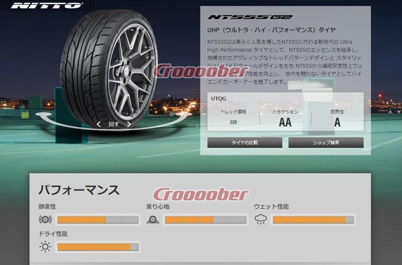 NITTO NT555 G2 205 / 45R17 88W XL | 17 Inch Tire | Croooober