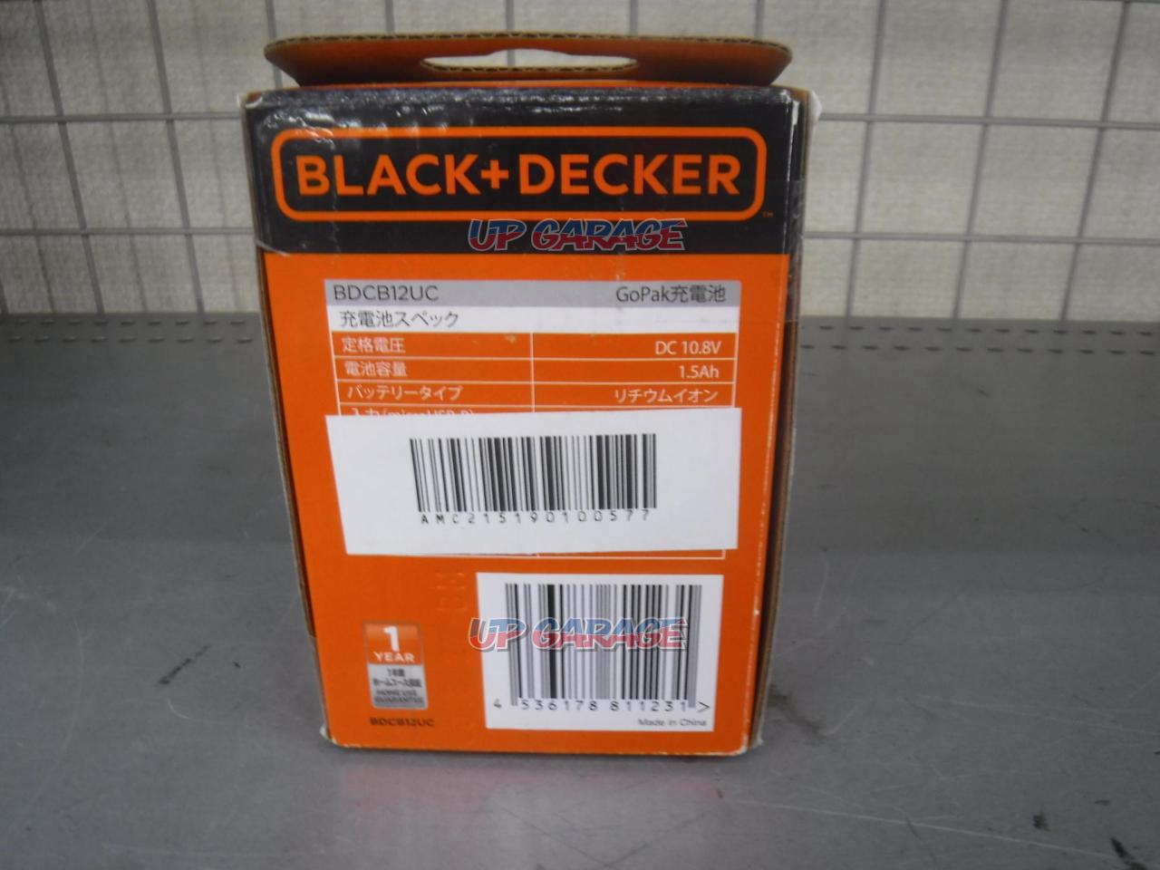 54%OFF!】 ブラック デッカー BLACK DECKER GoPak 充電池 USBケーブル ACアダプタ付き