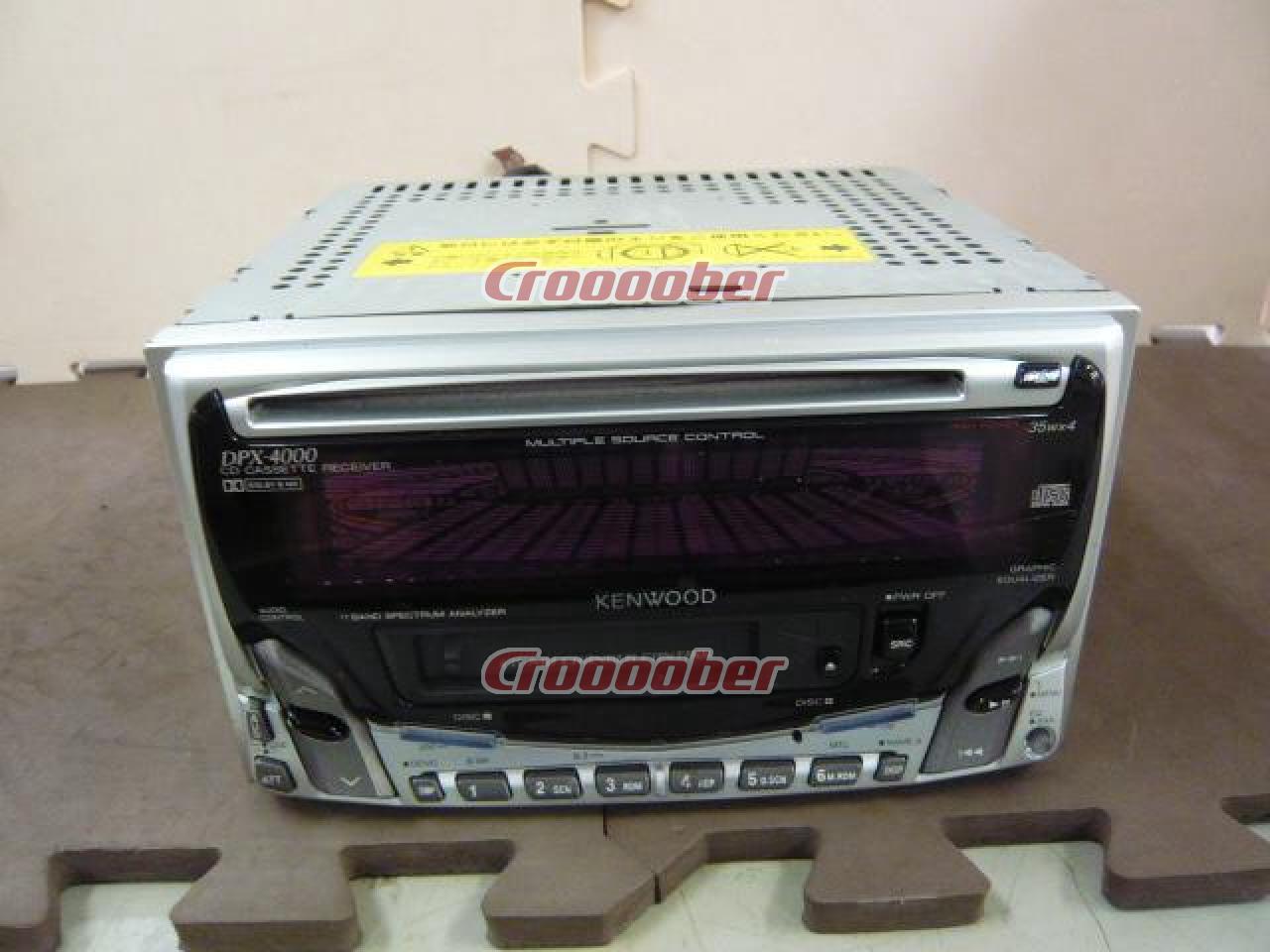 KENWOOD DPX-400 | CD+Cassettes | Croooober