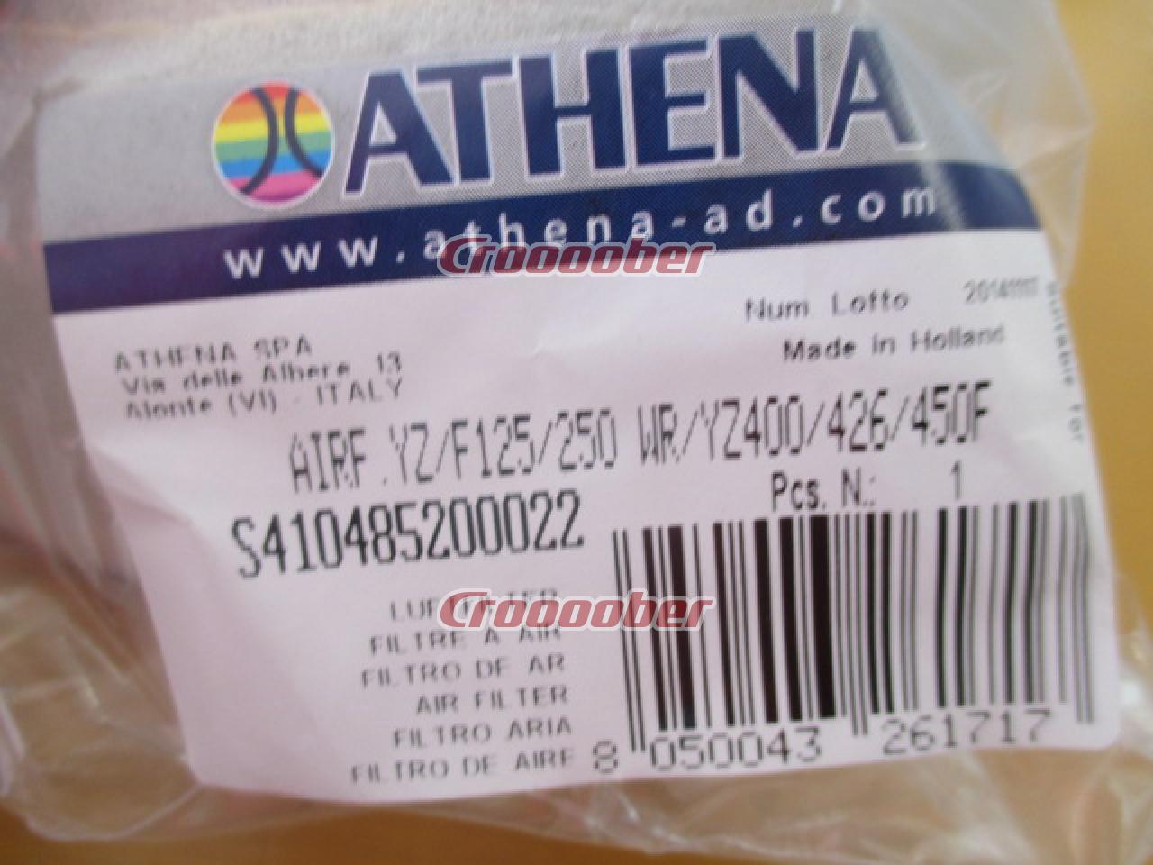 ATHENA(アテナ) エアフィルター YZ/F125/250 吸気・燃料系 エアクリーナー・フィルター・ファンネル(二輪)パーツの通販なら  Croooober(クルーバー)
