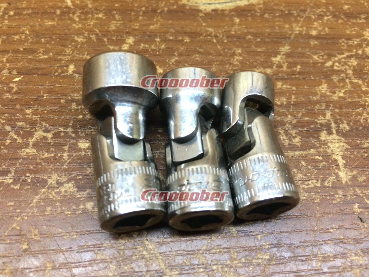 Snap-on 旧ロゴ 3/8ユニバーサルソケット7個 - 工具