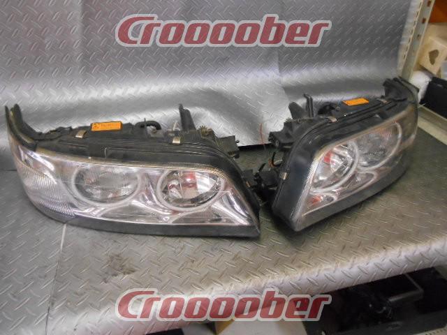 NISSAN 日産 C35 ローレル クラブS 前期純正加工ヘッドライト ボディパーツ ヘッドライトパーツの通販なら  Croooober(クルーバー)
