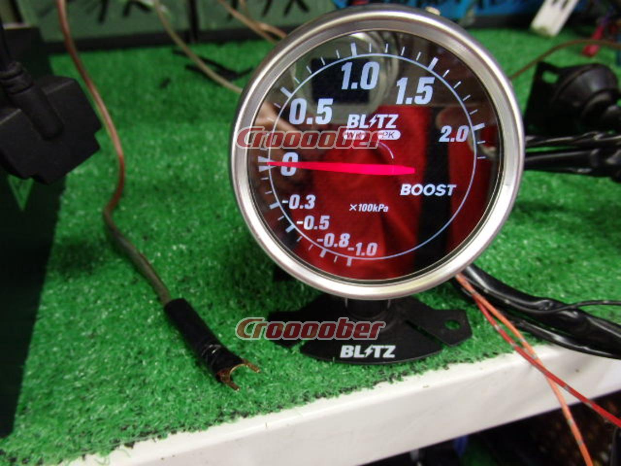 BLITZ(ブリッツ) ブースト計【60φ】 ミラードライブメーター 電子式 