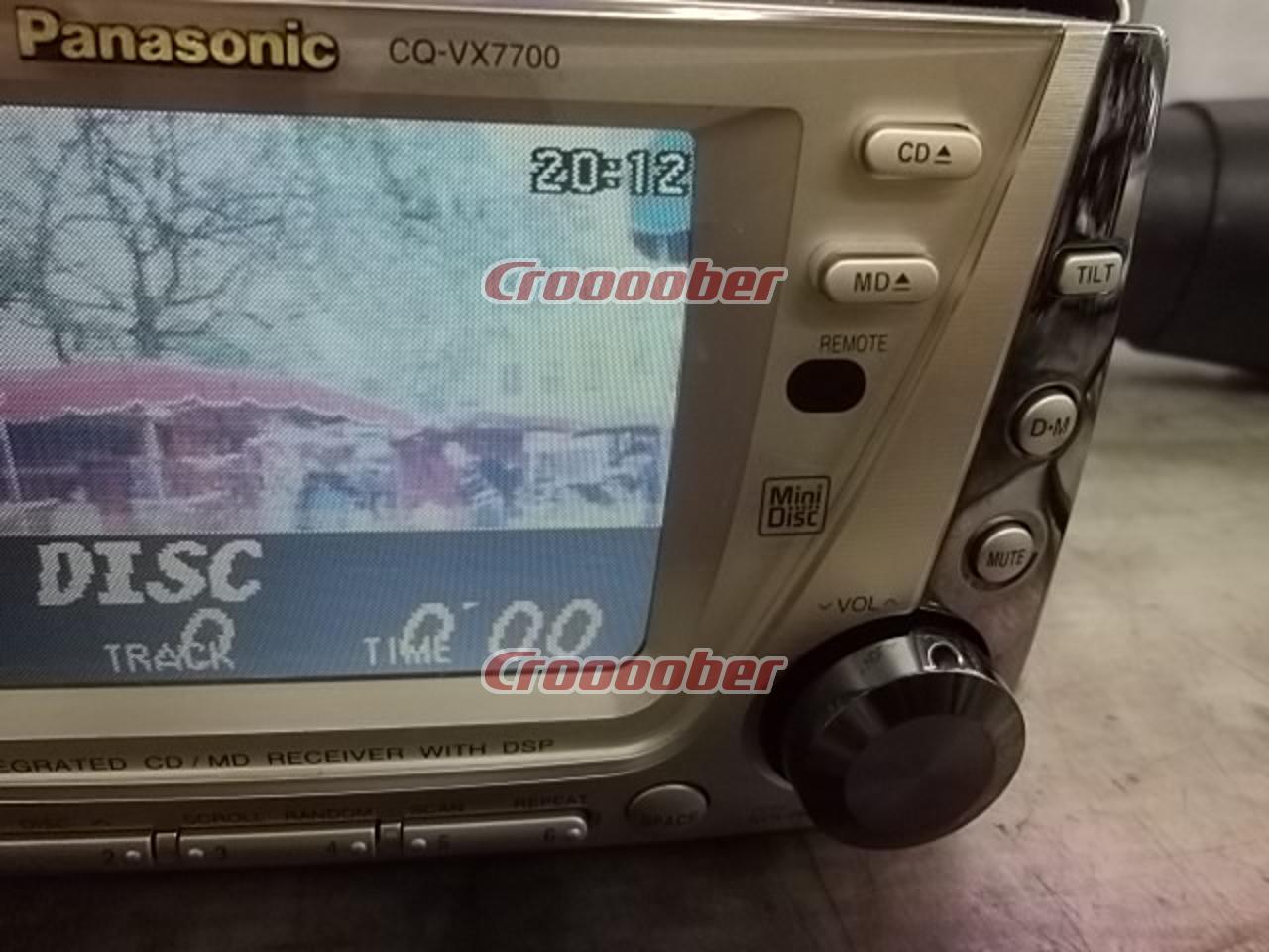 Panasonic(パナソニック) CQ-VX7700 | ヘッドユニット MD+CDパーツの 