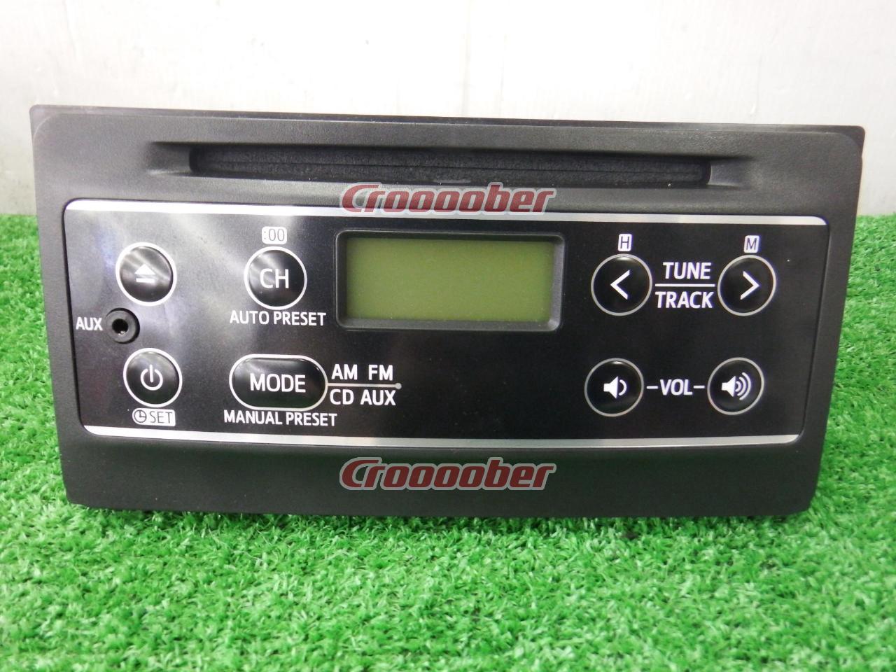 DAIHATSU ミライース純正CD/ラジオ/フロントΦ3.5mm対応異形オーディオ 品番:86180-B2840 | ヘッドユニット CDチューナーパーツの通販なら  | Croooober(クルーバー)