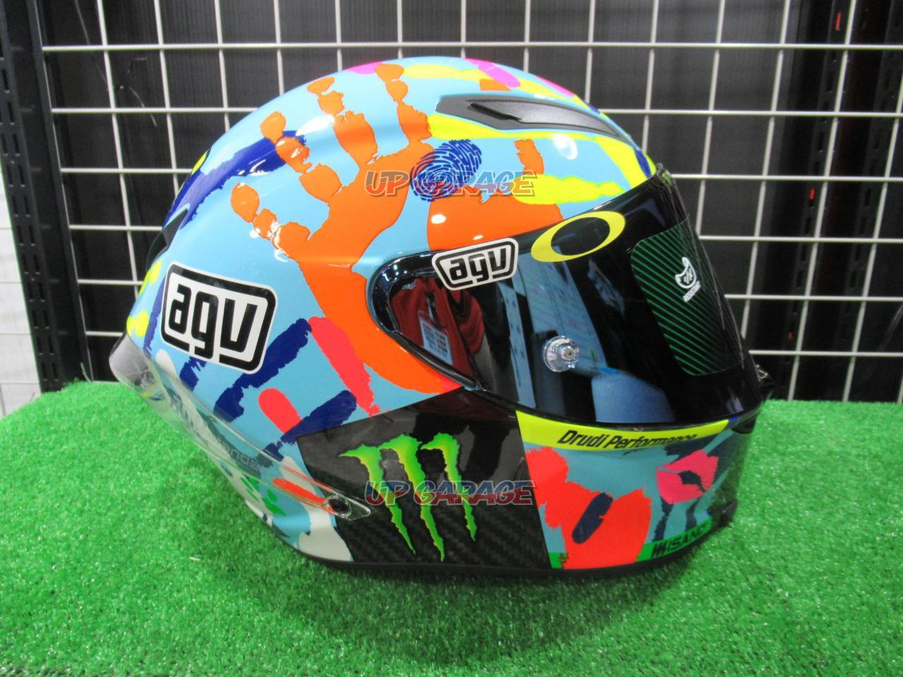 Agv Ejibui Pista GP Valentino Rossi Hand Print Helmet Carbon Size