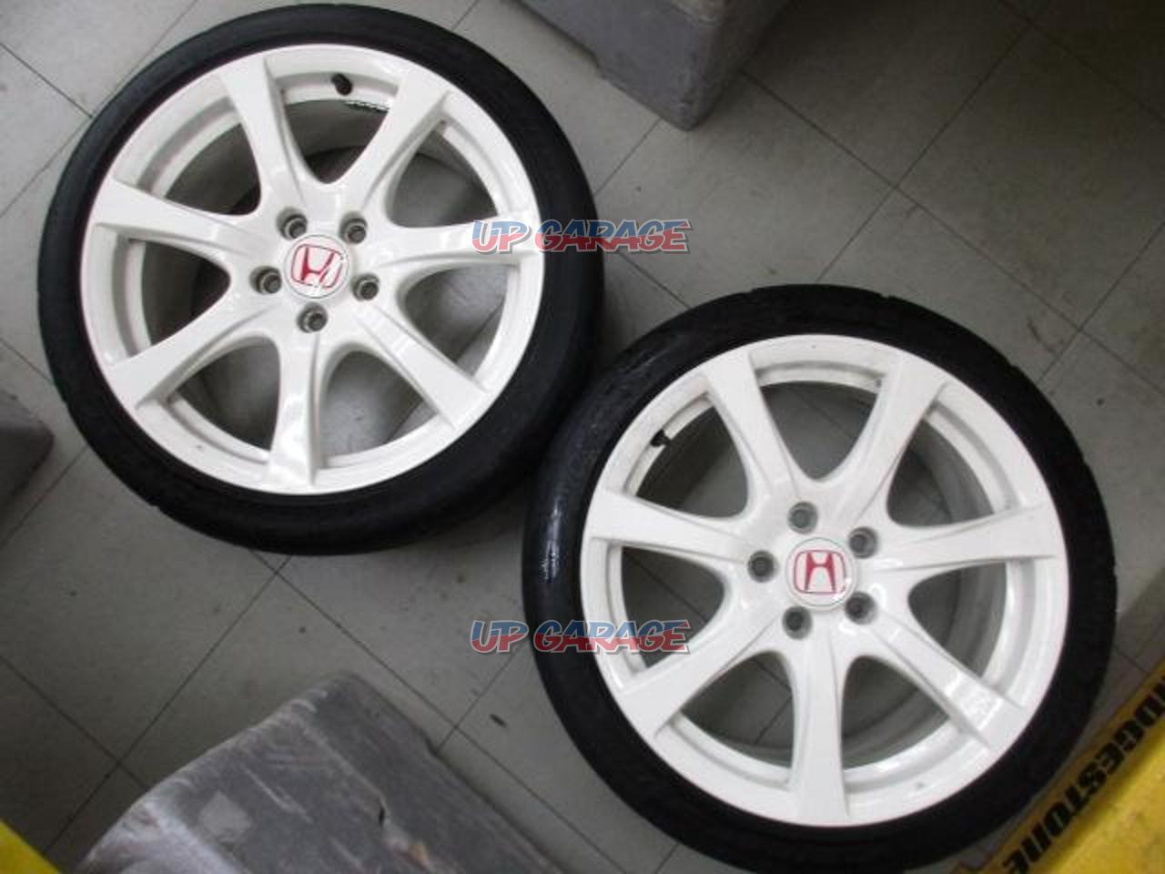 タイヤホイール 2本セット ホンダ純正 Honda シビック Type R Fd2純正ホイール Bridgestone Potenza Re070 タイヤホイールセット 18インチタイヤホイールセットパーツの通販なら Croooober クルーバー