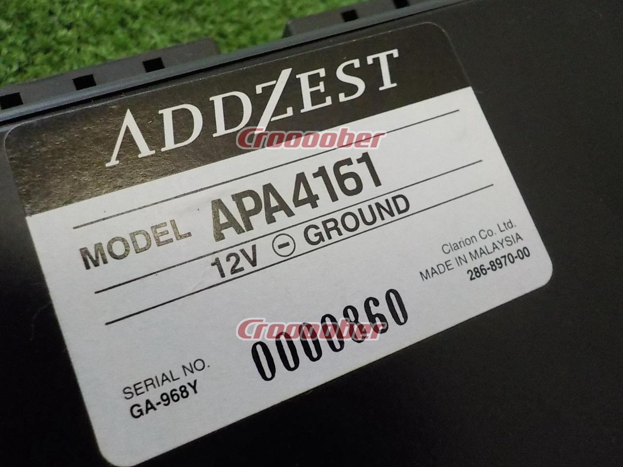 ADDZEST APA4161 【パワーアンプ 4ch 最大288W♪】 | アンプ アンプ 
