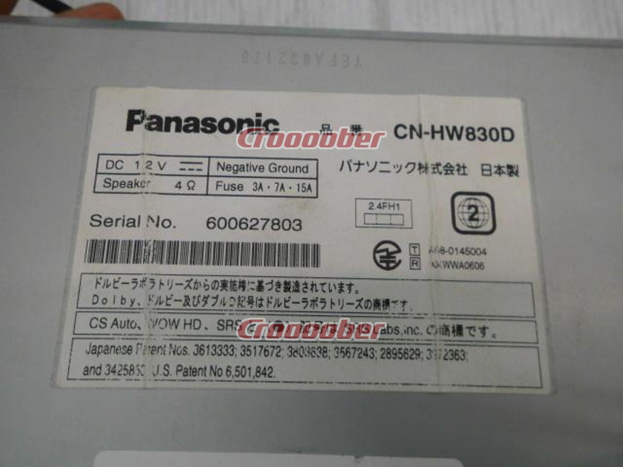 Panasonic Strada CN-HW830D Music On The Smartphone Can Also Be 
