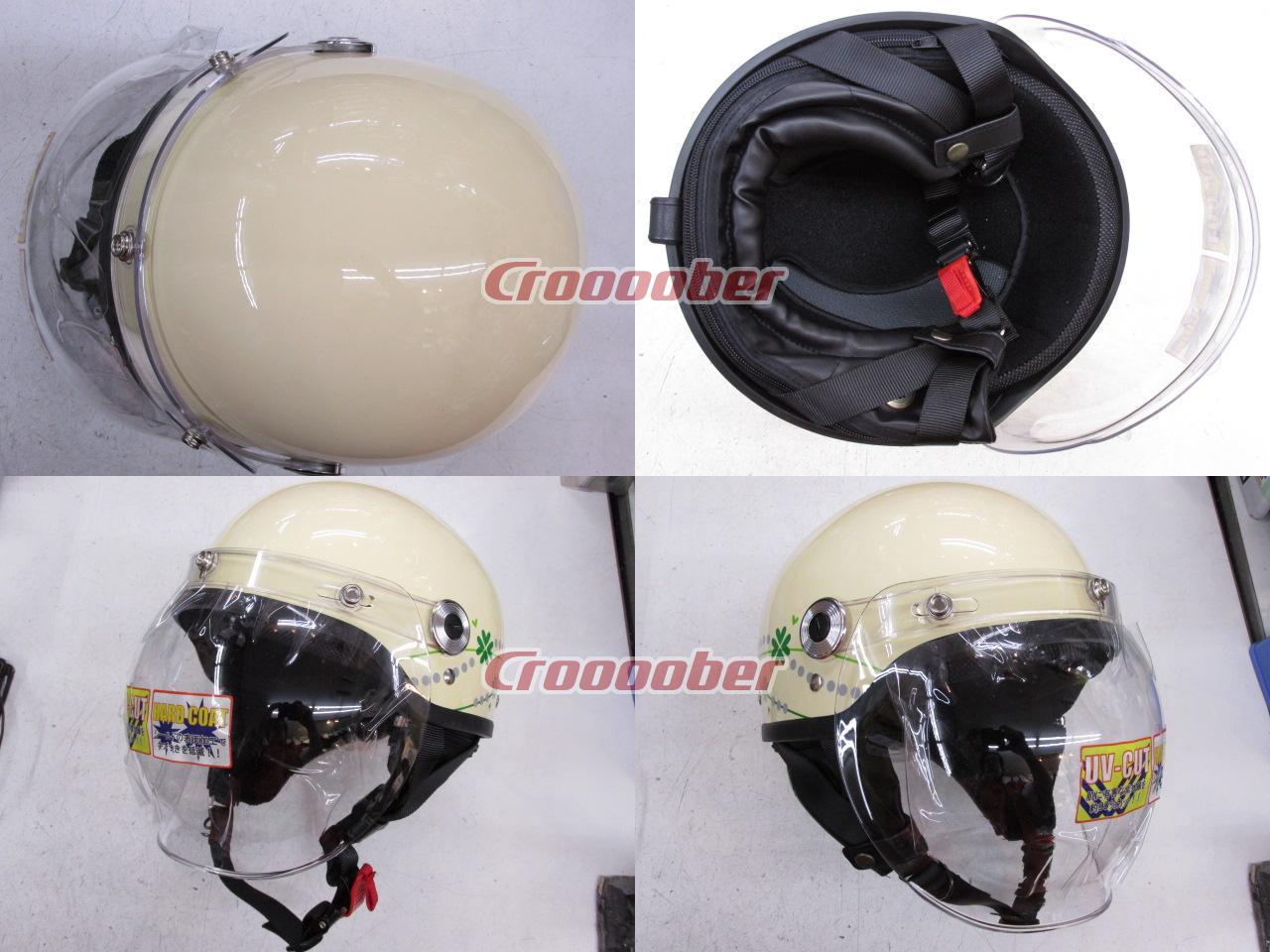LEAD(リード) CROSS CR-760(クラブアイボリー) ハーフジェットヘルメット | ヘルメット ジェットヘルメット(二輪)パーツの通販なら  | Croooober(クルーバー)