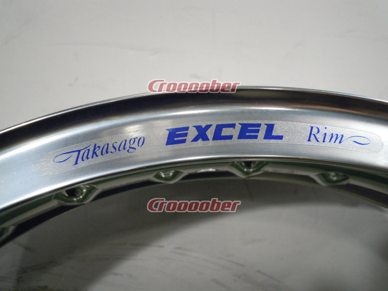 Excel FDS406 Silver 18 x 1.85 36 Hole Takasago Rim and Excel XS8-31187 Spoke Set for Rims Bundle 