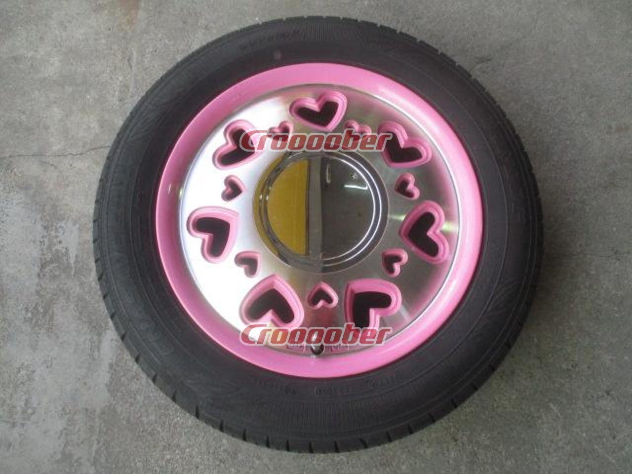 MONZA JAPAN K-Quty(ピンクのハート型ホイール) | アルミホイール 14インチホイールパーツの通販なら |  Croooober(クルーバー)