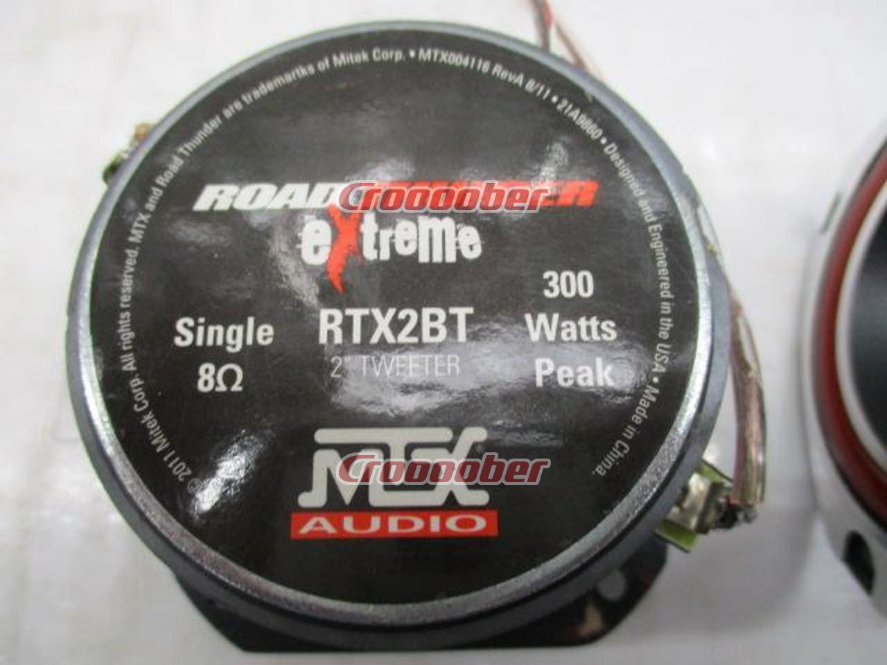 MTX Audio(エムティエックスオーディオ) RTX2BT 5cmブレットツイーター 左右セット | スピーカー  埋め込みスピーカーパーツの通販なら | Croooober(クルーバー)