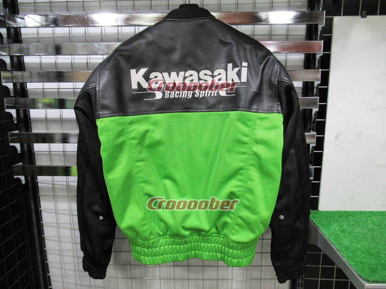 サイズ:L KUSHITAN(クシタニ)/KAWASAKI(カワサキ) メッシュジャケット 