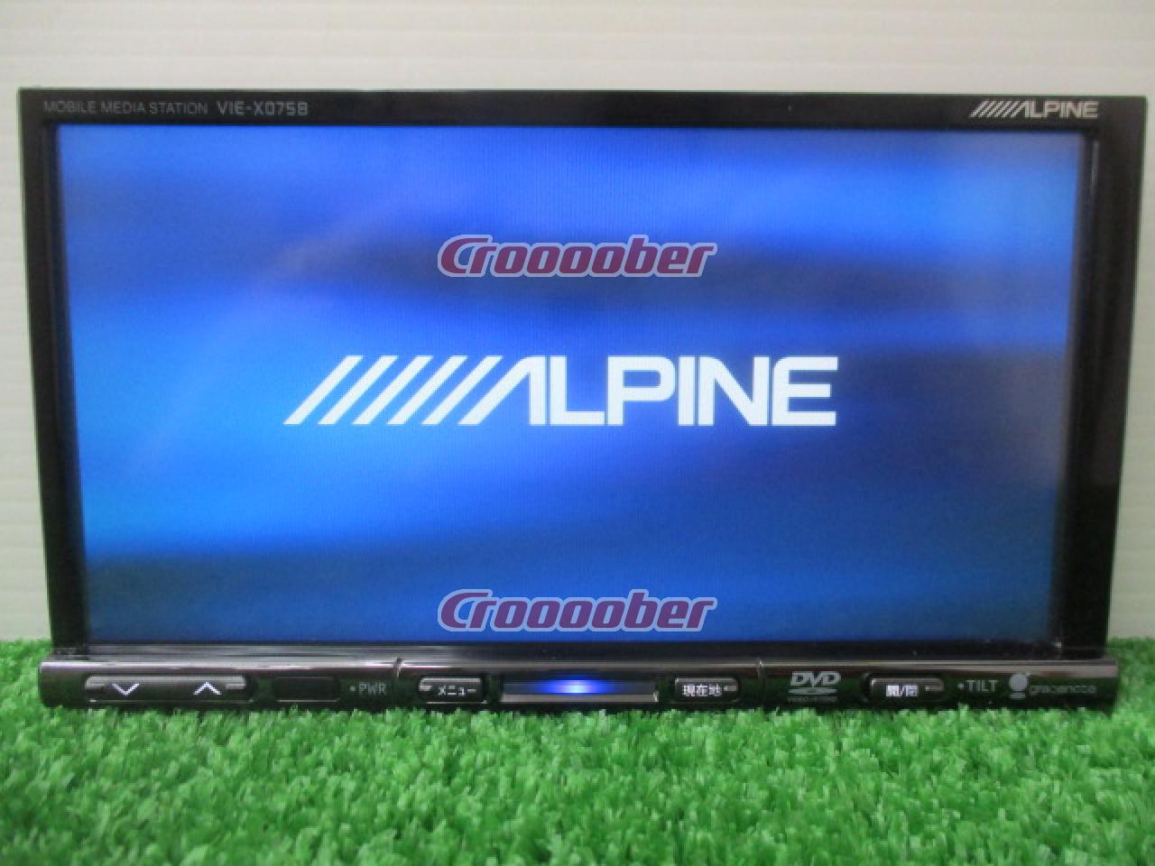 Alpine VIE-X075B + TUE-T310 | HDD Navigation(analog) | Croooober