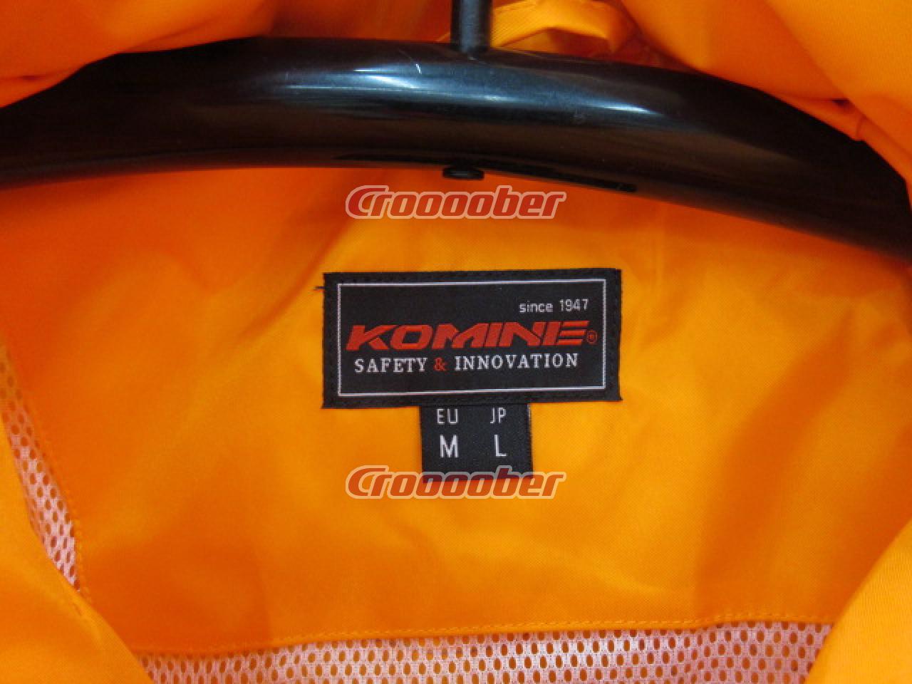 KOMINE(コミネ) RK-543 STDレインウェア オレンジ Lサイズ | ウエア レインウェア(二輪)パーツの通販なら |  Croooober(クルーバー)
