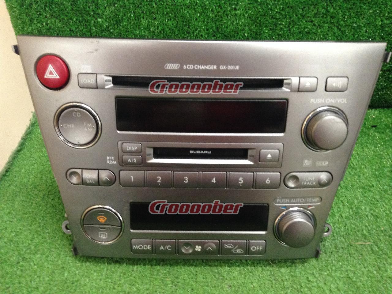 Wakeari SUBARU BP / BL Genuine Audio KENWOOD GX-201JEF2 | MD+CD 