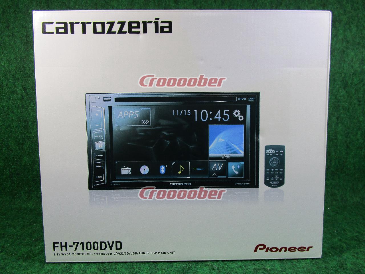 Carrozzeria FH-7100DVD 6.2 Type Wide VGA Monitor / Bluetooth / DVD 