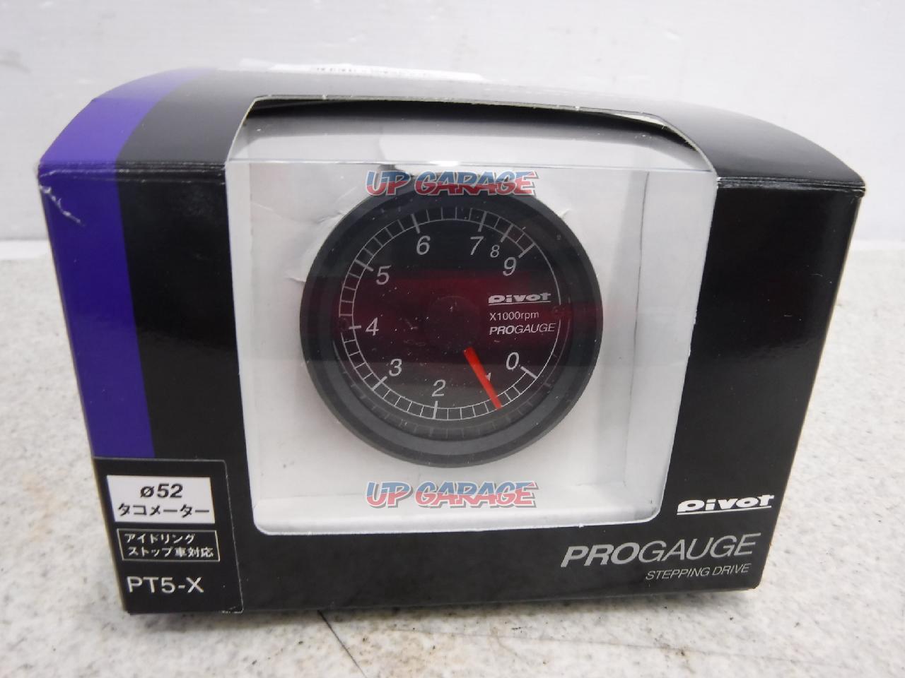 買い物 Pivot ピボット PROGAUGE タコメーター 52φ 白照明 品番：PT5-W
