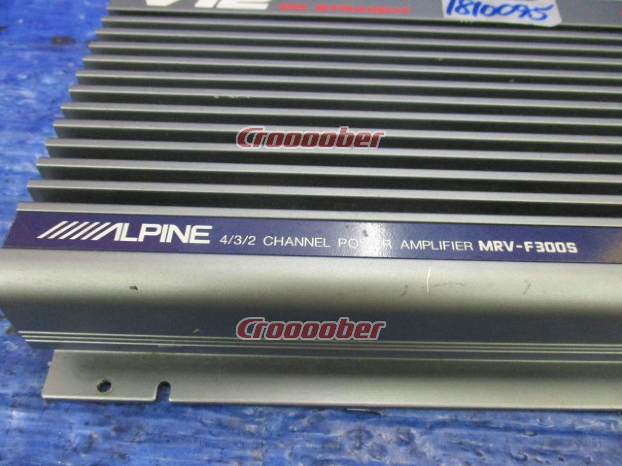 ALPINE MRV-F300S 【V12シリーズ 30W×4chローディストーション・パワー