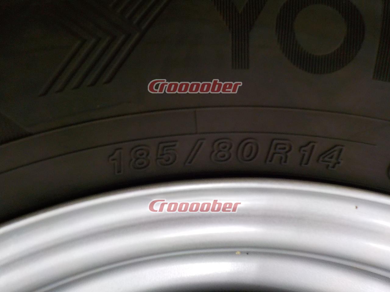 MAZDA Bongo Genuine Steel Wheel + YOKOHAMA IceGUARD IG91 185 / 80R14 102 /  100N - 5.0Jx14+50114.3-5H for Sale | Croooober