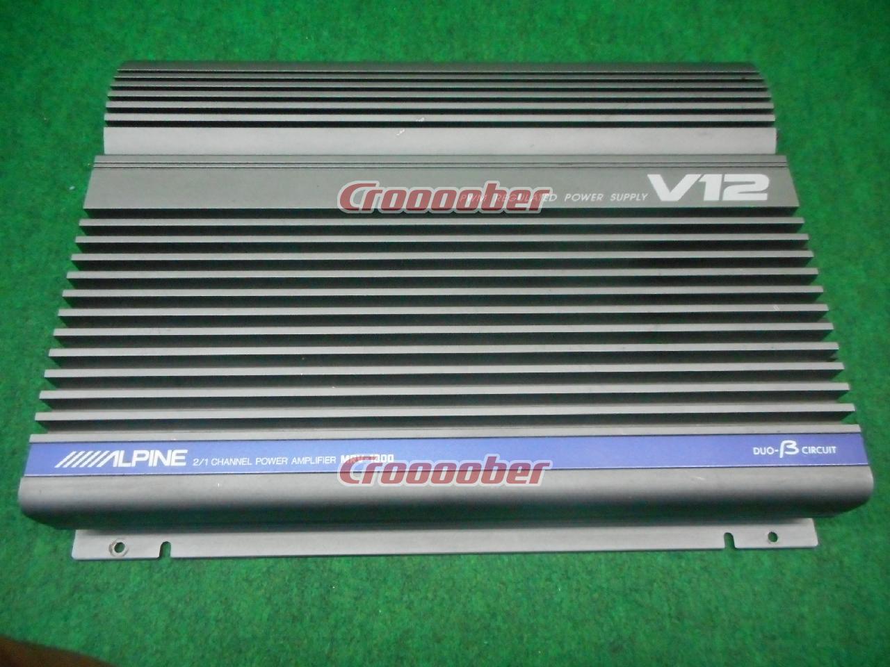 ALPINE MRV-1000 V12 Series + 100 W 2ch Power Amplifier 1995 Model 