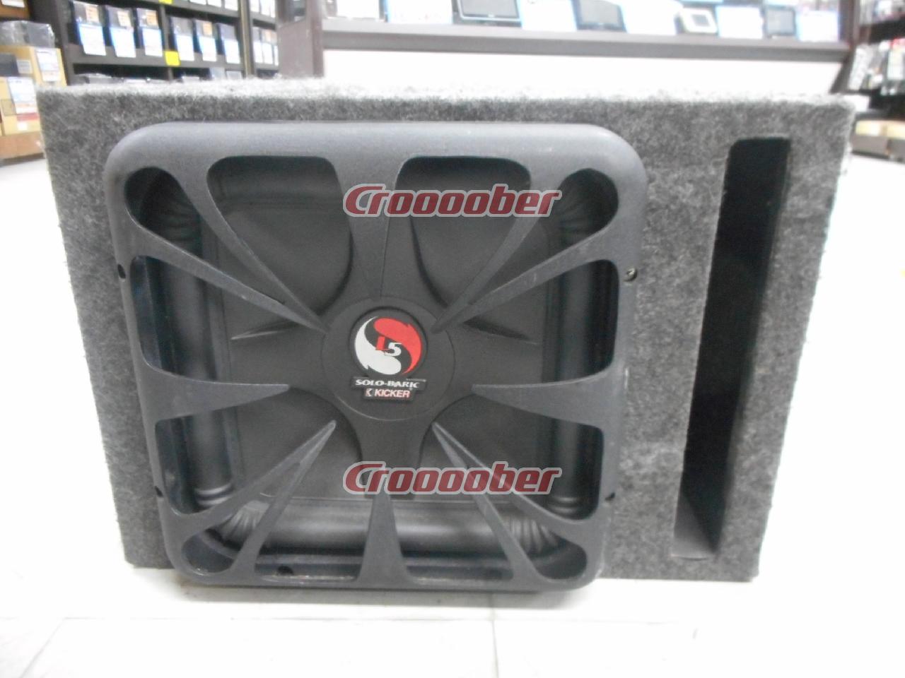 KICKER SOLO-BARIC L5 Inches Subwoofer + XScorpion SSV K-12 With BOX | Sub  Woofer with BOX | Croooober
