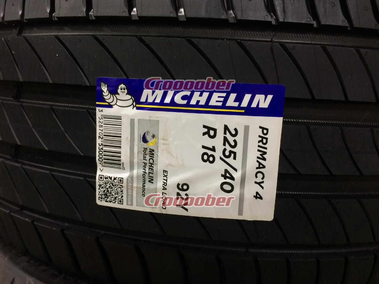 ▽ The Two Sales MICHELIN PRIMACY 4 225 / 40-18 Made In 2018 | 18 
