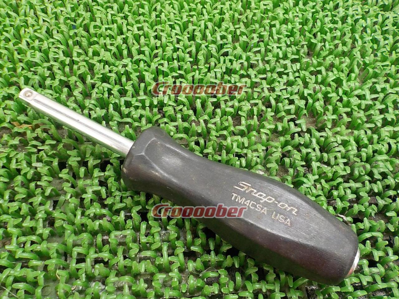 New Snap On 1/4 Driver Green Hard Handle with 1/4 Female Square Drive TM4CSA USA 