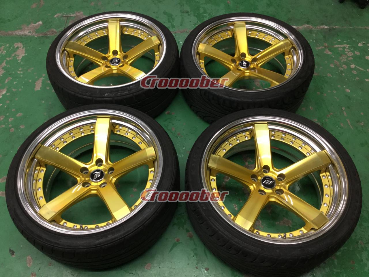 WORK ZEAST ST2 Imperial Gold + Front KENDA KR20 / Rear NITTO NT555 