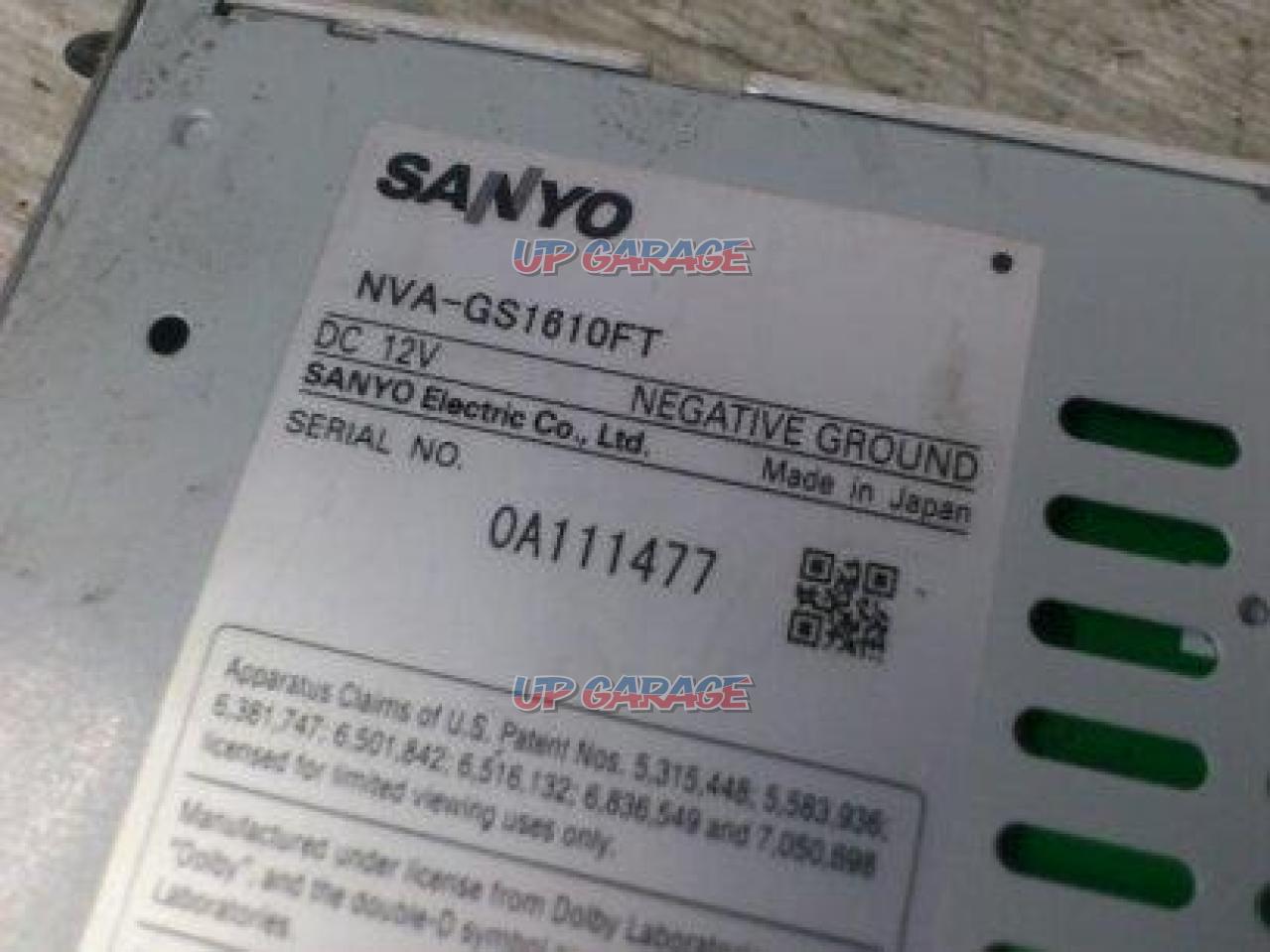 SANYO Gorilla NVA-GS1610FT | カーナビ(地デジ） AV一体メモリーナビ