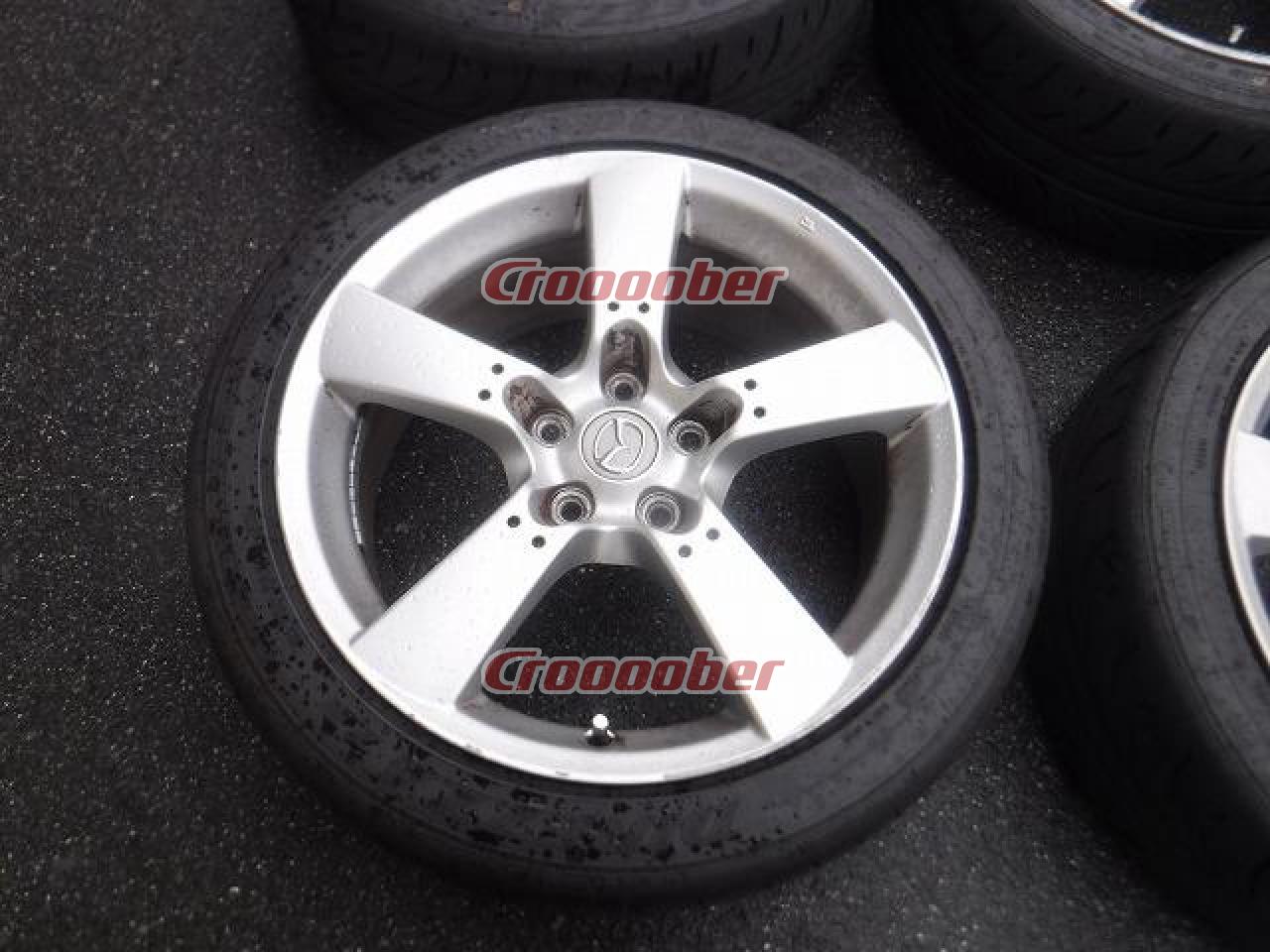MAZDA RX-8 Genuine 5-spoke + Dunlop DIREZZA ZⅢ The Tires Are Good 