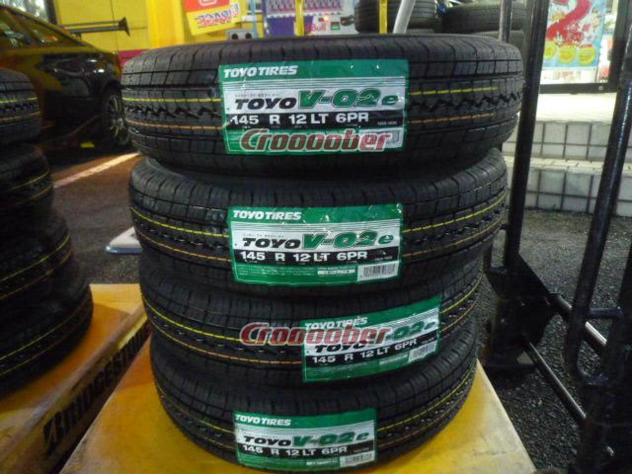 TOYO V-02e 145R12 LT 6PR With Label 19 Years Manufacture New Tires 