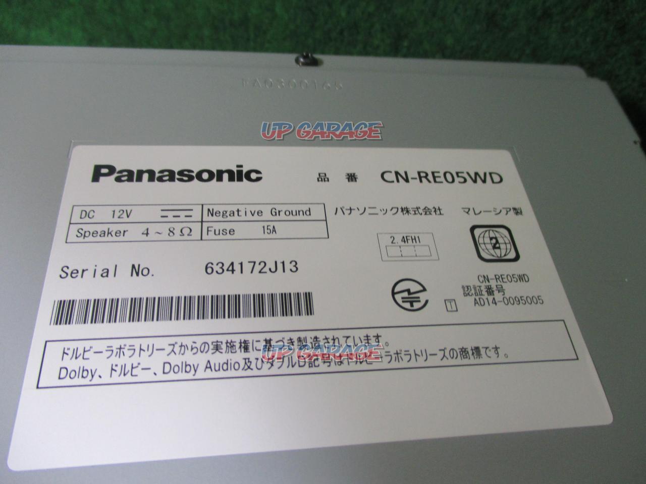 Panasonic(パナソニック)CN-RE05W 200㎜ワイド | カーナビ(地デジ） AV一体メモリーナビ（地デジ）パーツの通販なら