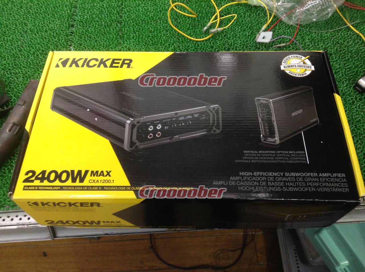 KICKER(キッカー) CXA1200.1 | アンプ アンプパーツの通販なら 
