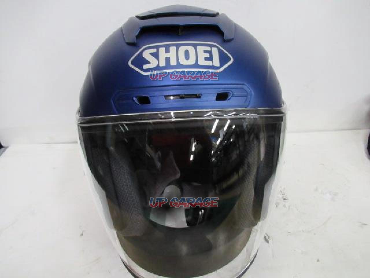 Shoei J-FORCE4 Matt Blue Metallic Jet Helmet L Size | Jet | Croooober