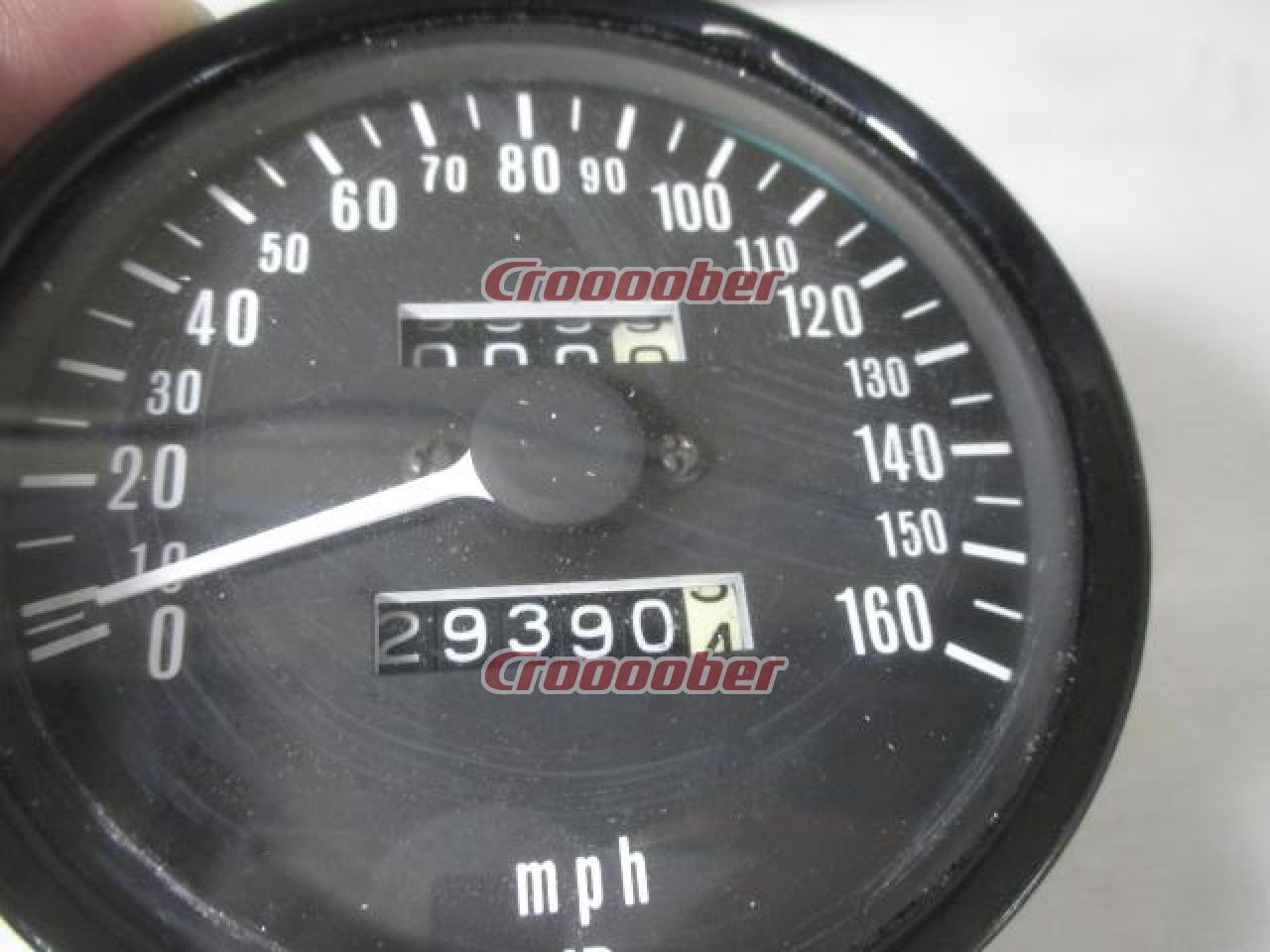 KAWASAKI Z1純正スピードメーター マイル表示  メーター スピードメーター(二輪)パーツの通販なら  Croooober(クルーバー)