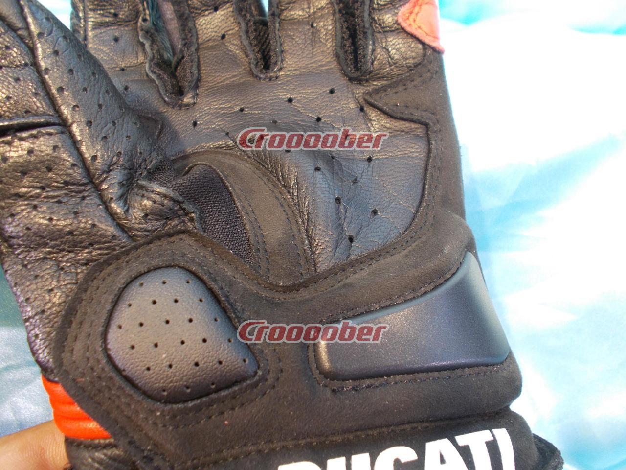 New Alpinestars Ducati Speed Air C1 Leather Gloves M Black/Red #981042104 
