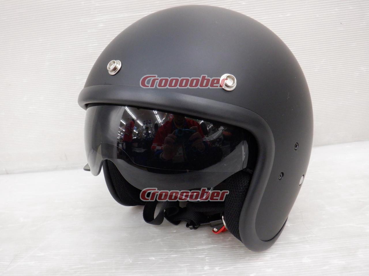 SHIMODA ジェットヘルメット インナーサンシェード搭載 フリーサイズ(57-60cm) | ヘルメット ジェットヘルメット(二輪)パーツの通販なら  | Croooober(クルーバー)