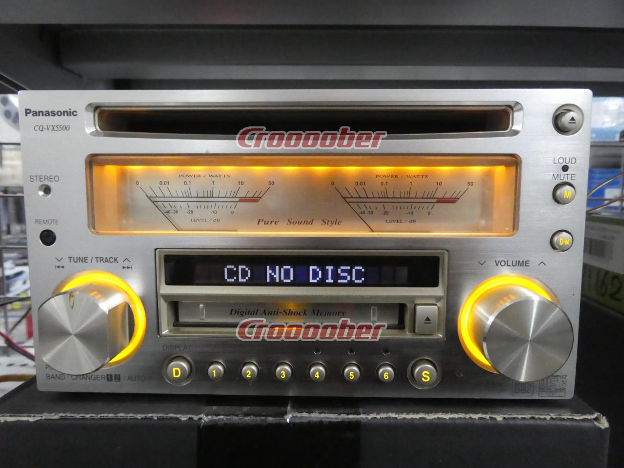 Rare 2DIN Audio Arrival! Panasonic CQ-VX5500D T01077 | CD Tuners