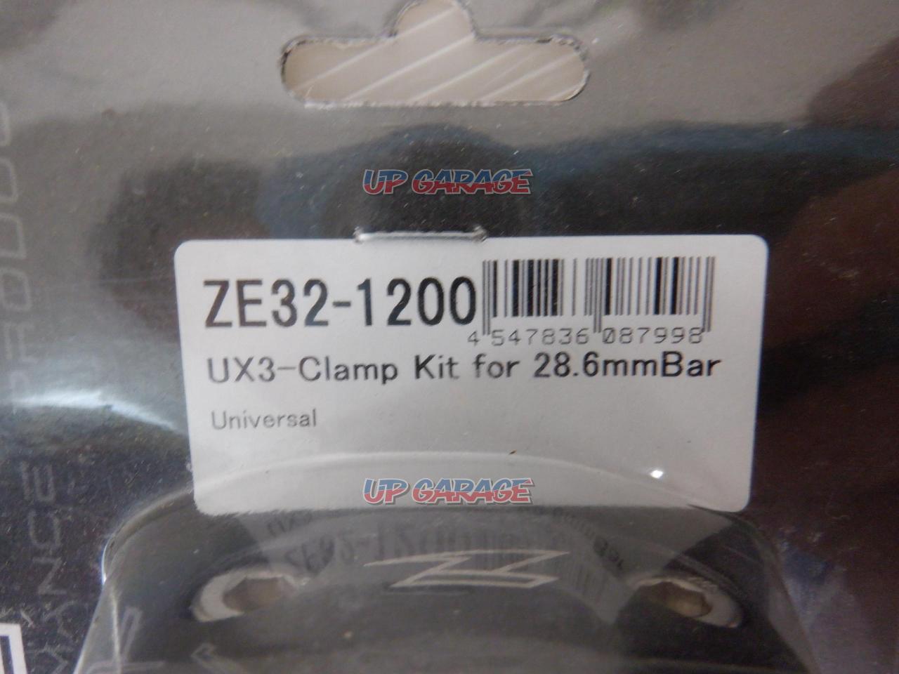 ZETA(ジータ) UX-3クランプキット Φ28.6 ZE32-1200 Φ22.2ハンドル車に