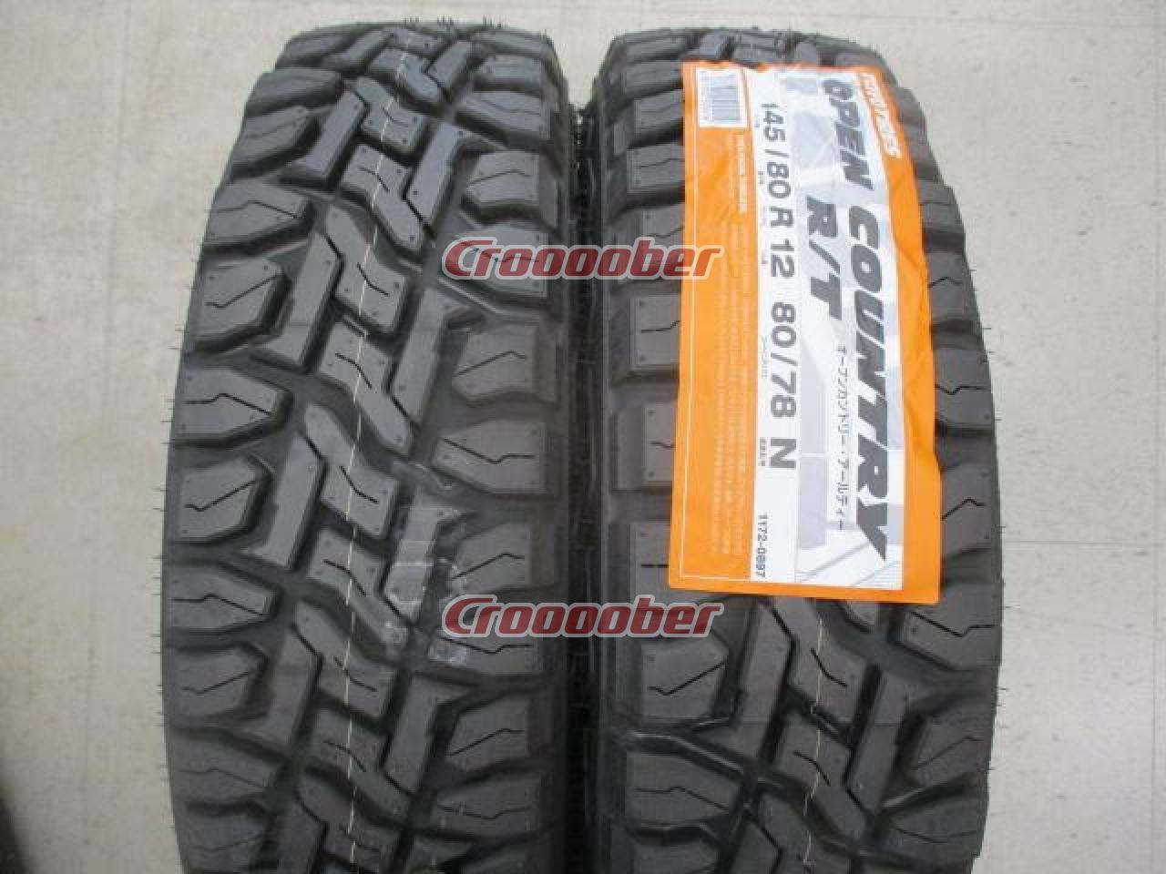 Toyo Open Country R / T 145 / 80R12 80 / 78N Extreme Popularity 