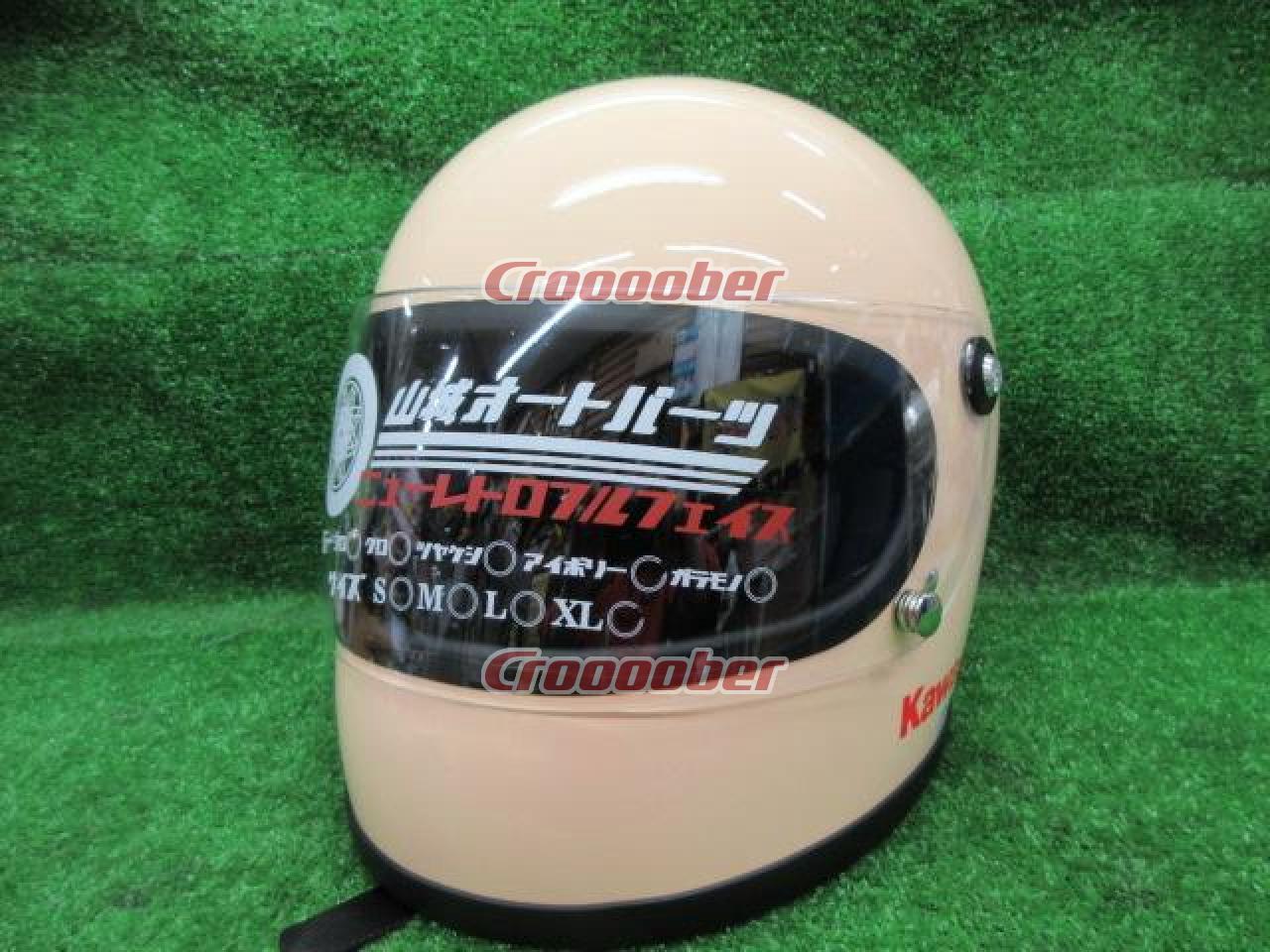 ㈱山城 YKH-002 ニューレトロフルフェイスヘルメット アイボリー XL 