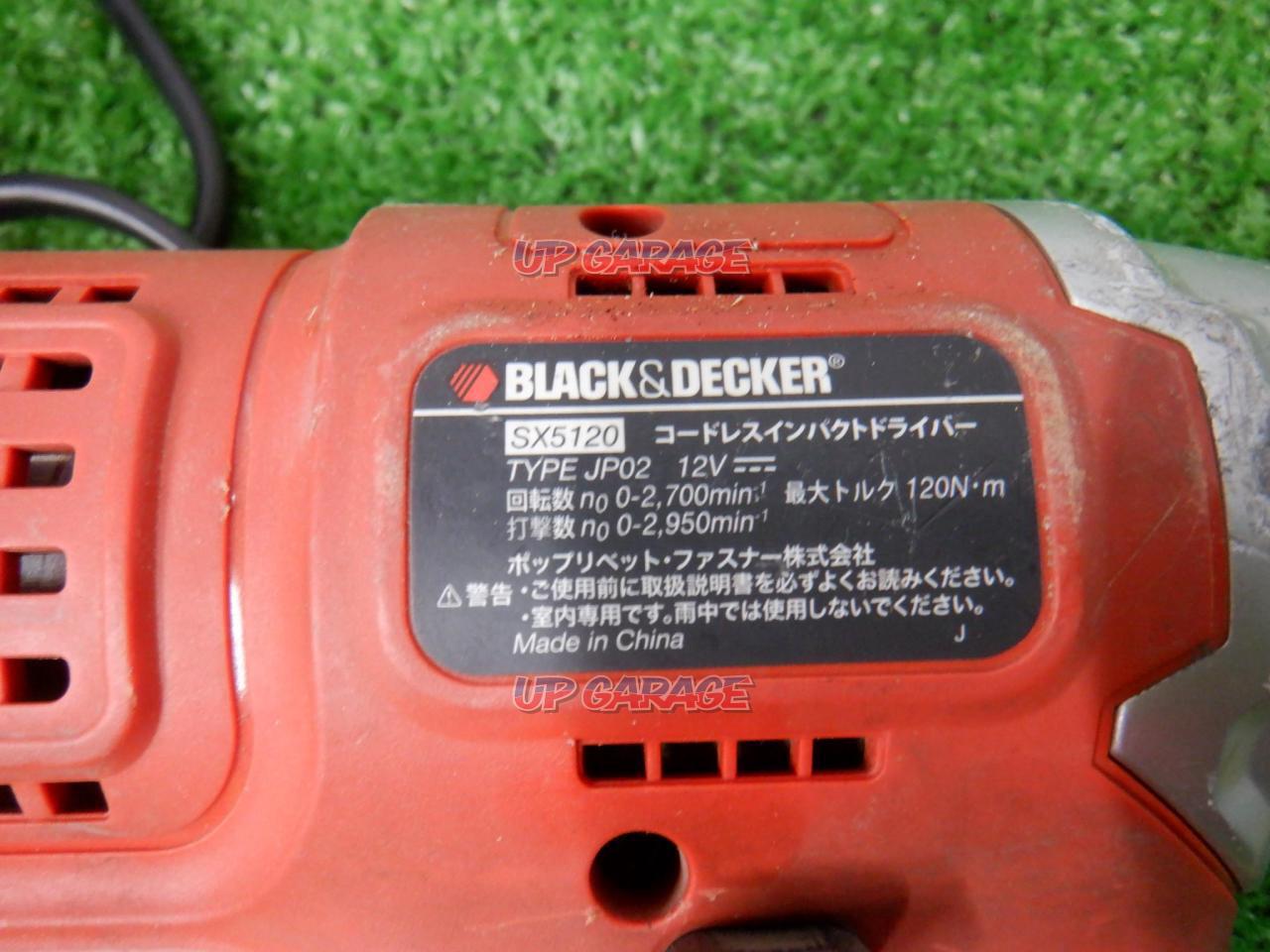 ブラック&デッカー　12v. インパクトドライバー　SX-5120