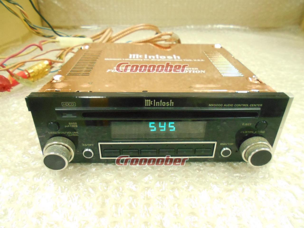 Mcintosh MX5000 | CD Tuners | Croooober