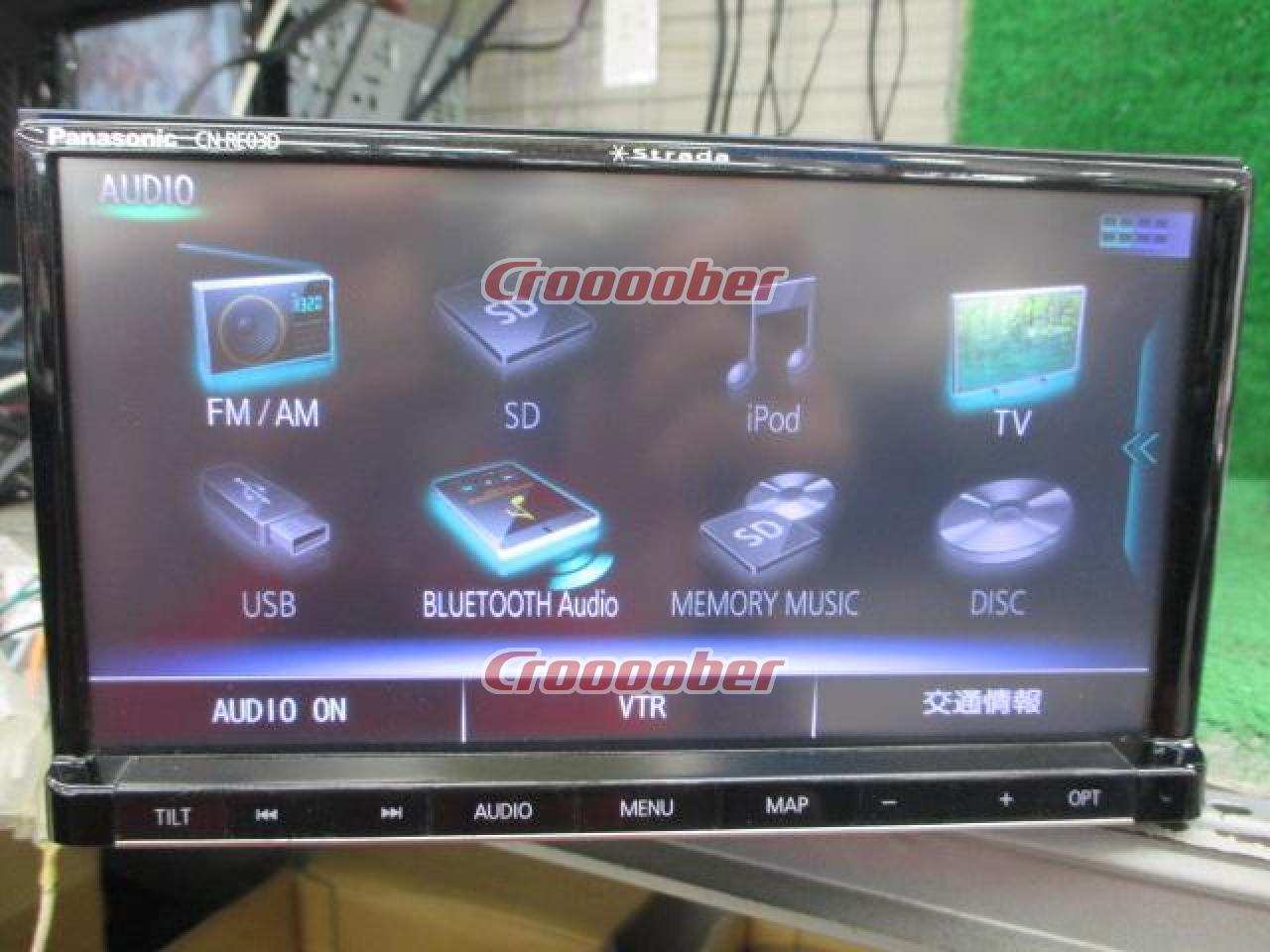 Panasonic CN RED フルセグ/DVD/CD/Bluetooth   カーナビ地デジ