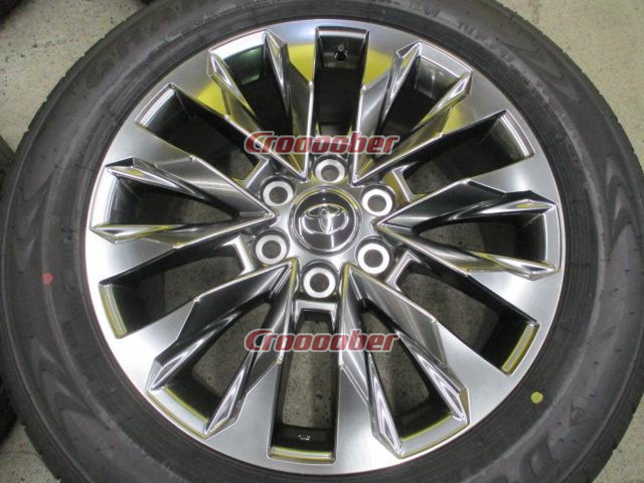 Original TOYOTA Land Cruiser 300 ZX Grade Genuine Wheel + Dunlop 
