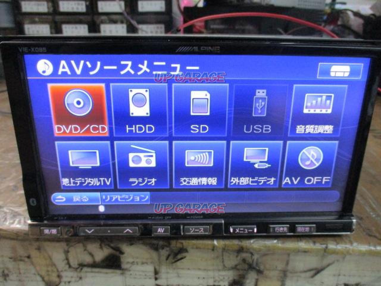 ALPINE VIE-X08S HDDナビ - 自動車