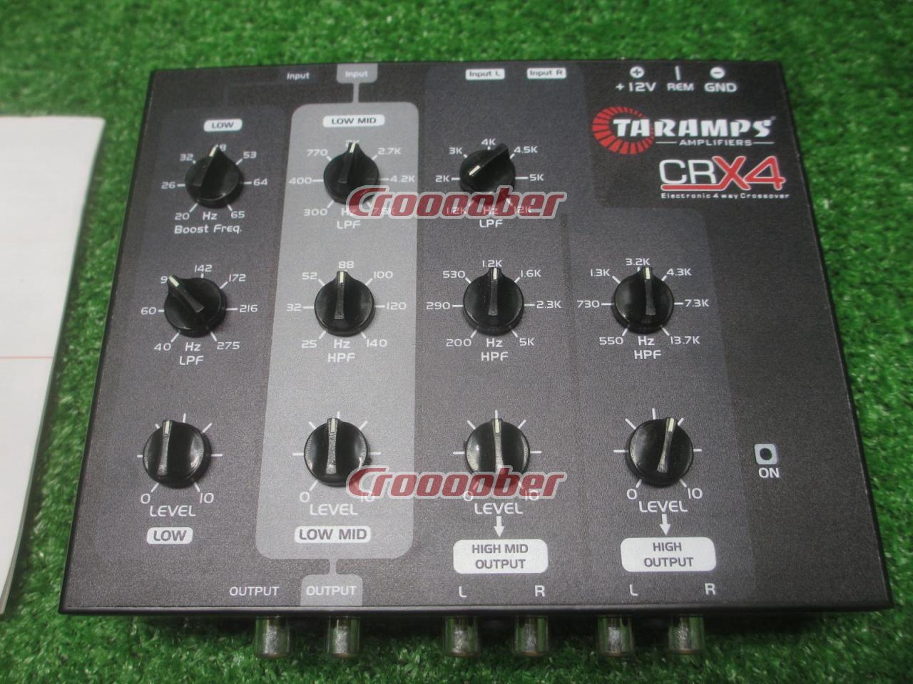 TARAMPS CRX4 Electronic 4way Crossover V02225 | Equalizer | Croooober